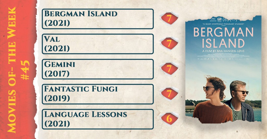 Movies of the Week #45&nbsp;(2021)