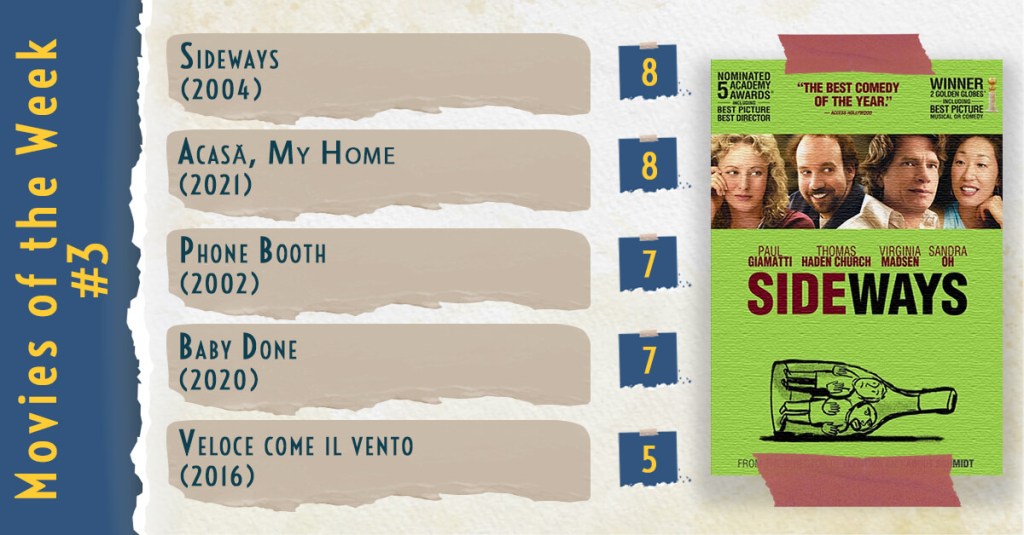 Movies of the Week #3&nbsp;(2022)