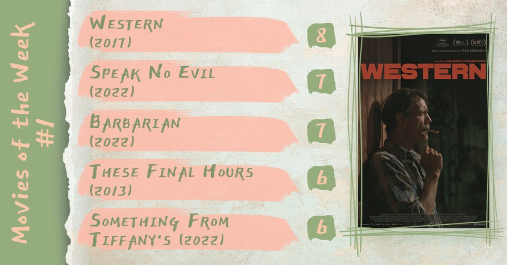 Movies of the Week #1&nbsp;(2023)