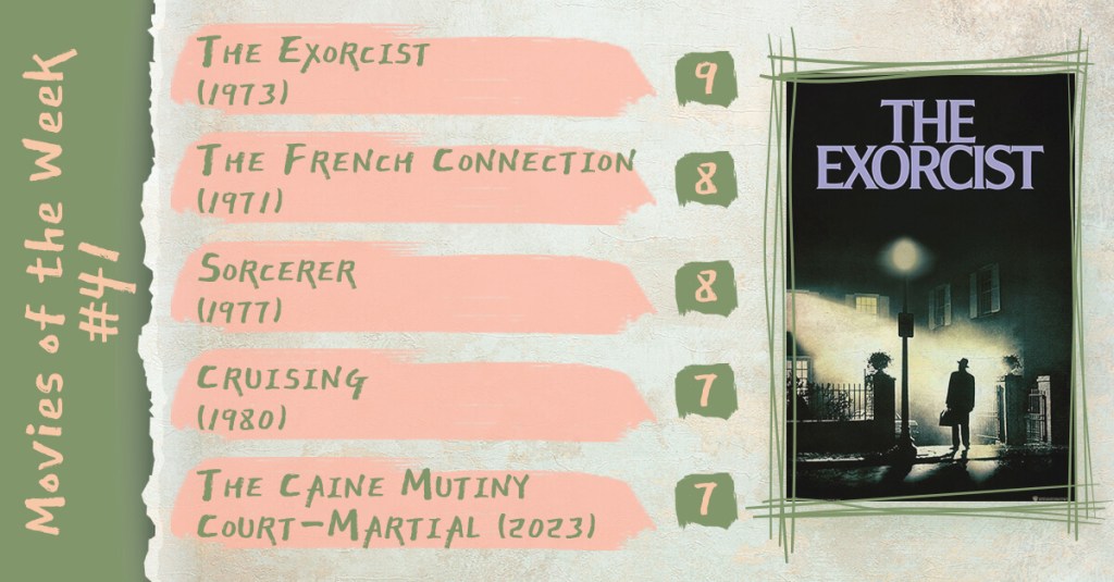 Movies of the Week #41&nbsp;(2023)