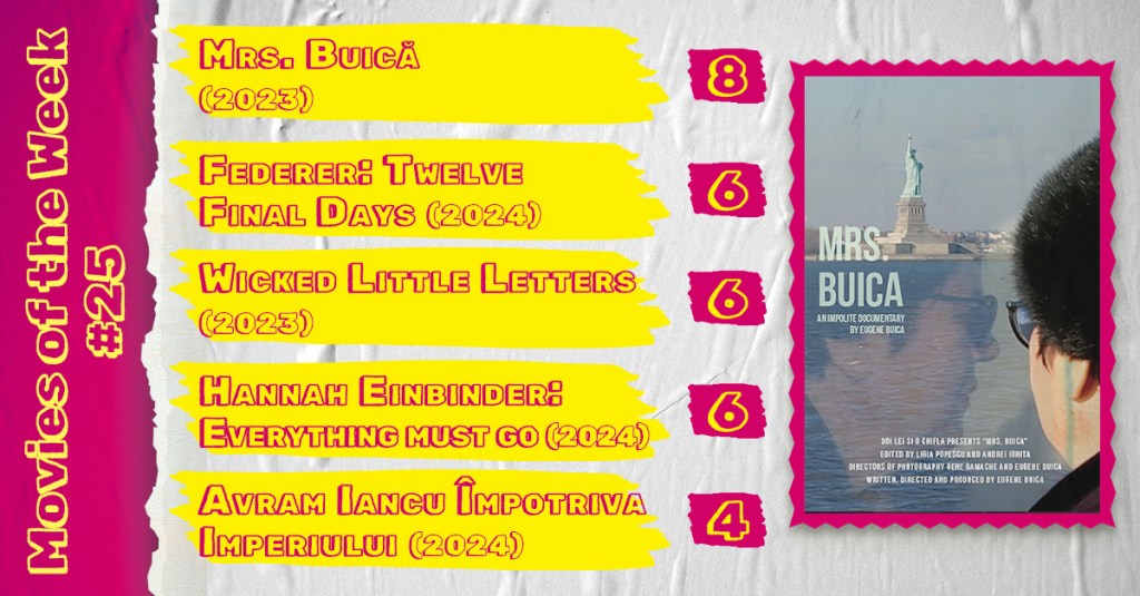 Movies of the Week #25&nbsp;(2024)