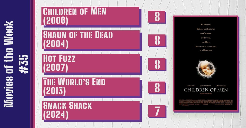 Movies of the Week #35 (2025): Dystopias, Pub Crawls & Poolside&nbsp;Nostalgia